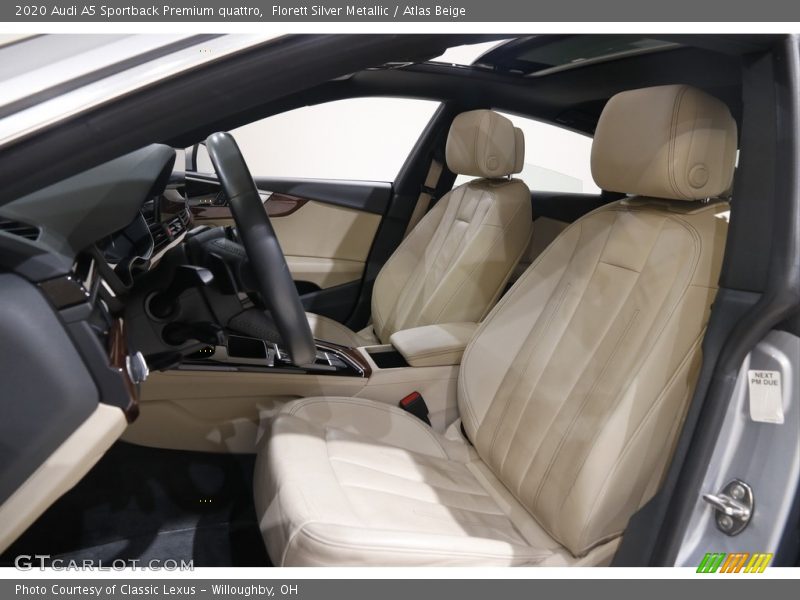 Front Seat of 2020 A5 Sportback Premium quattro