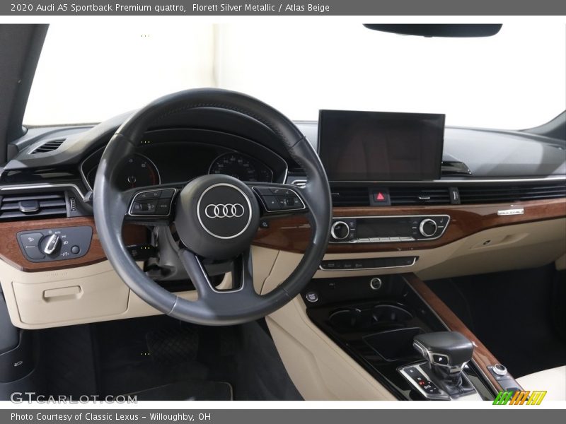 Dashboard of 2020 A5 Sportback Premium quattro