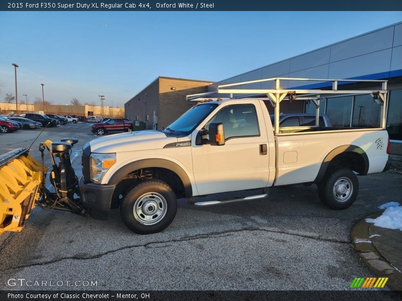 Oxford White / Steel 2015 Ford F350 Super Duty XL Regular Cab 4x4