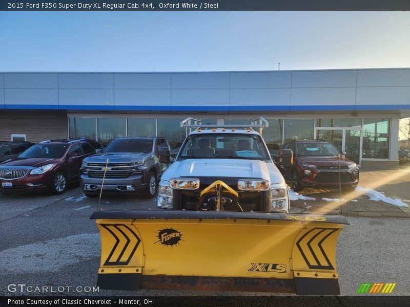 Oxford White / Steel 2015 Ford F350 Super Duty XL Regular Cab 4x4