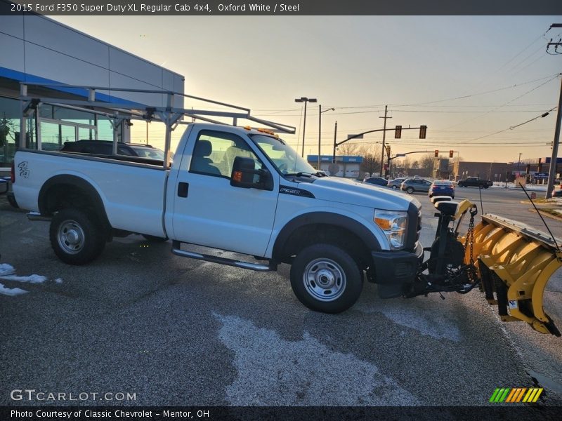 Oxford White / Steel 2015 Ford F350 Super Duty XL Regular Cab 4x4