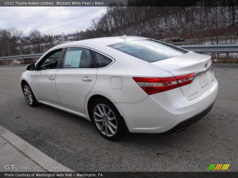 Blizzard White Pearl / Black 2013 Toyota Avalon Limited