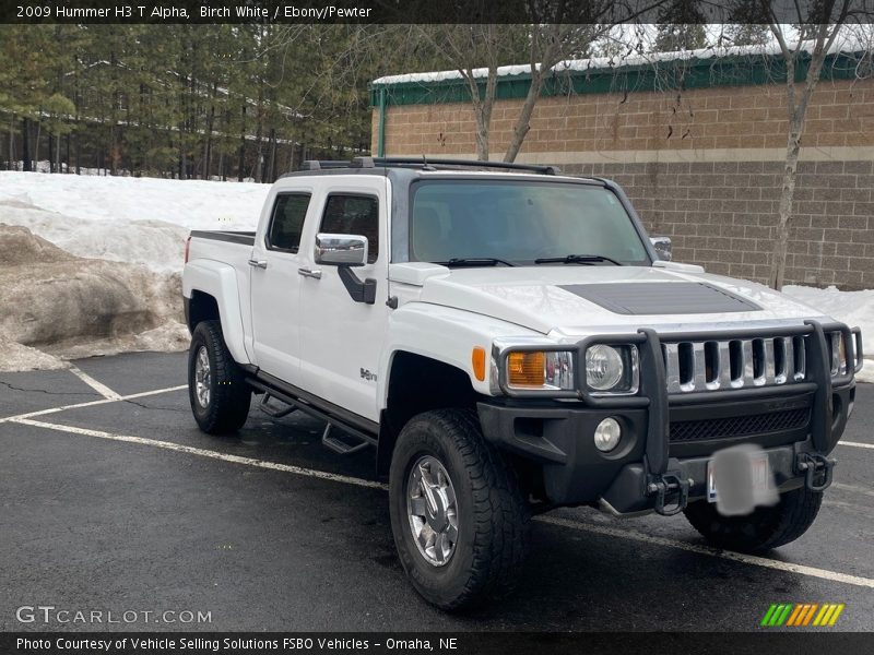 Birch White / Ebony/Pewter 2009 Hummer H3 T Alpha