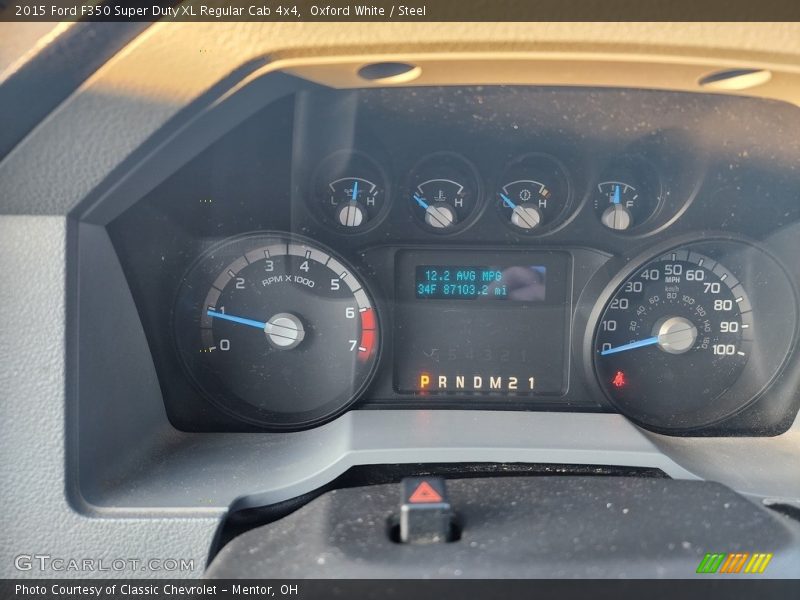Oxford White / Steel 2015 Ford F350 Super Duty XL Regular Cab 4x4