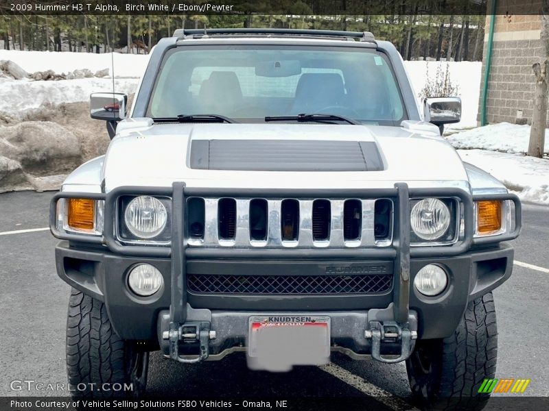 Birch White / Ebony/Pewter 2009 Hummer H3 T Alpha