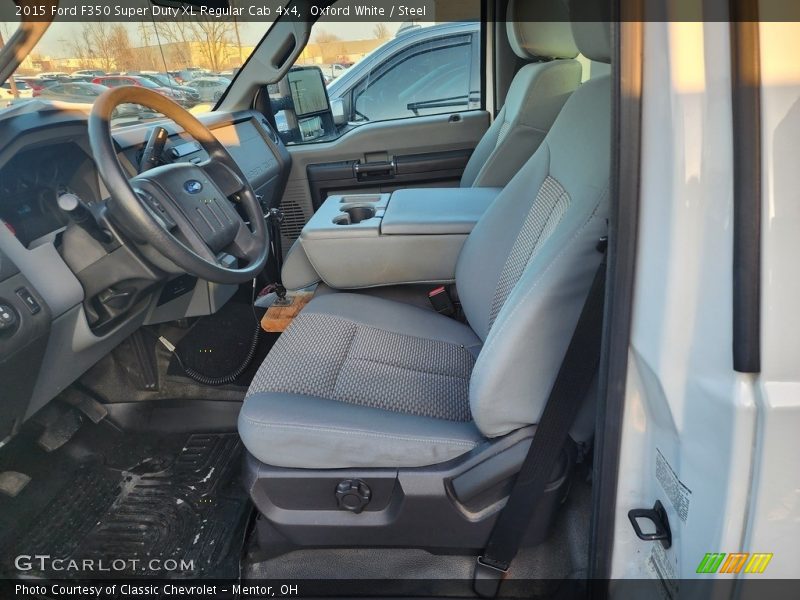 Oxford White / Steel 2015 Ford F350 Super Duty XL Regular Cab 4x4