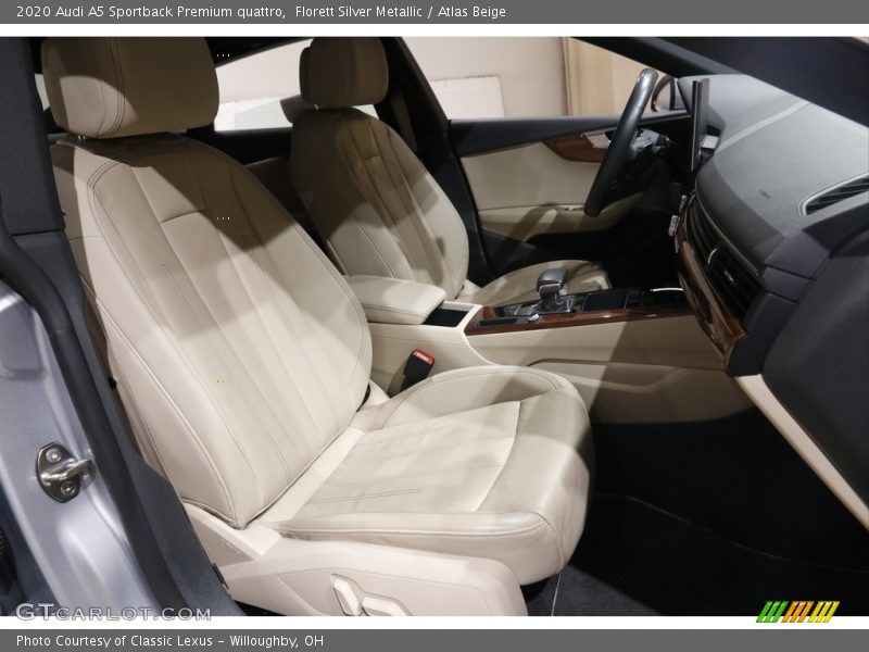 Front Seat of 2020 A5 Sportback Premium quattro