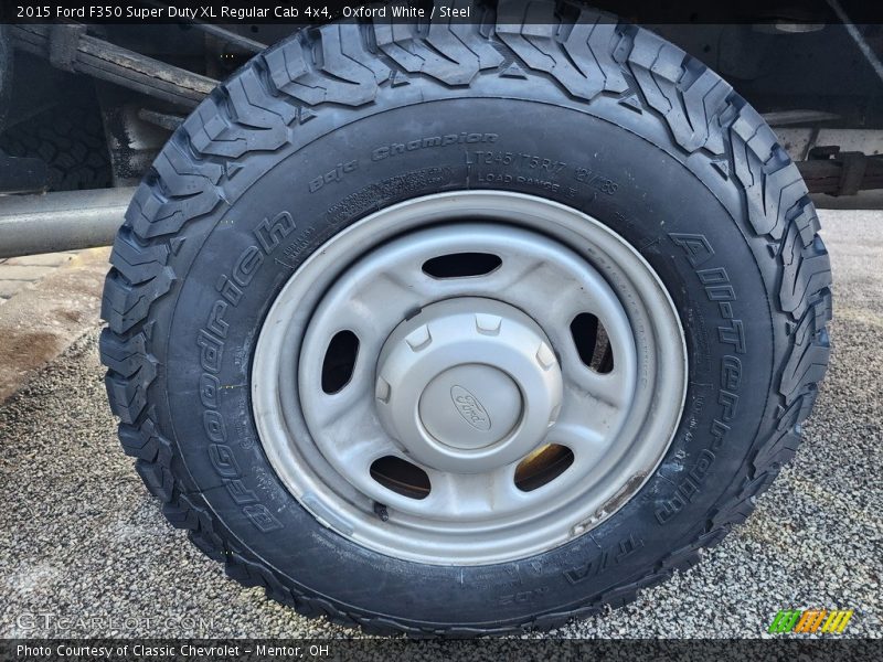 Oxford White / Steel 2015 Ford F350 Super Duty XL Regular Cab 4x4