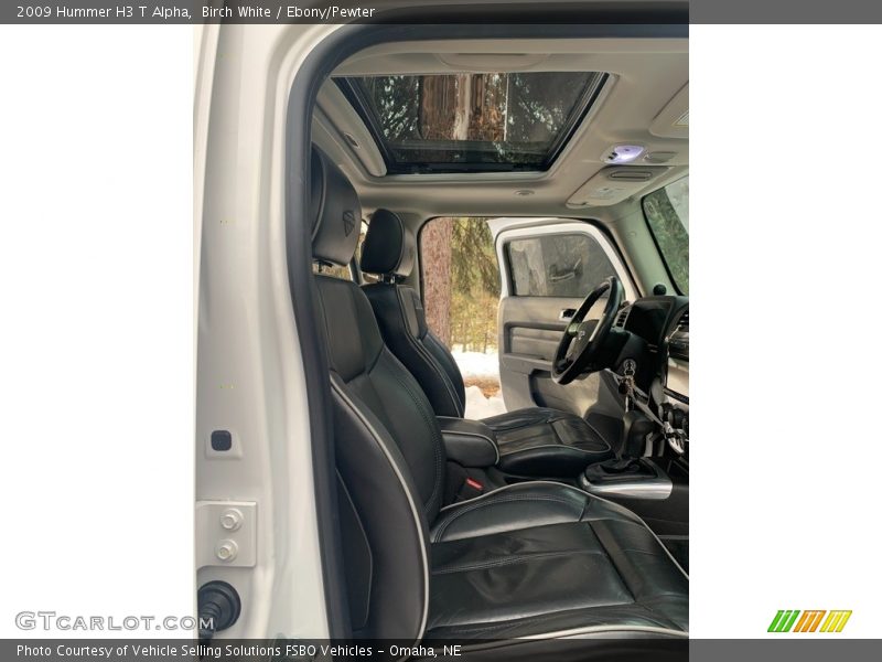 Birch White / Ebony/Pewter 2009 Hummer H3 T Alpha