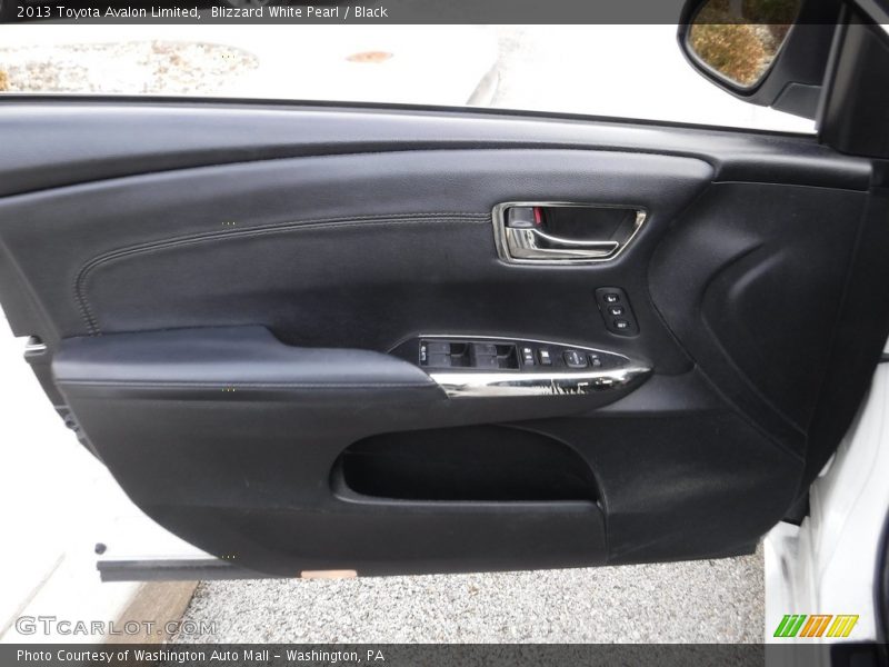 Blizzard White Pearl / Black 2013 Toyota Avalon Limited