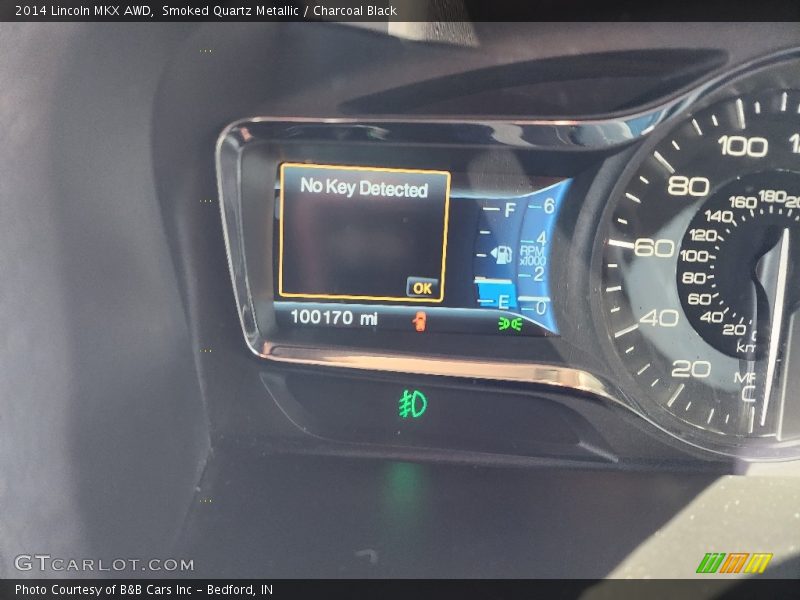 Smoked Quartz Metallic / Charcoal Black 2014 Lincoln MKX AWD