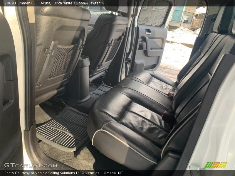 Birch White / Ebony/Pewter 2009 Hummer H3 T Alpha