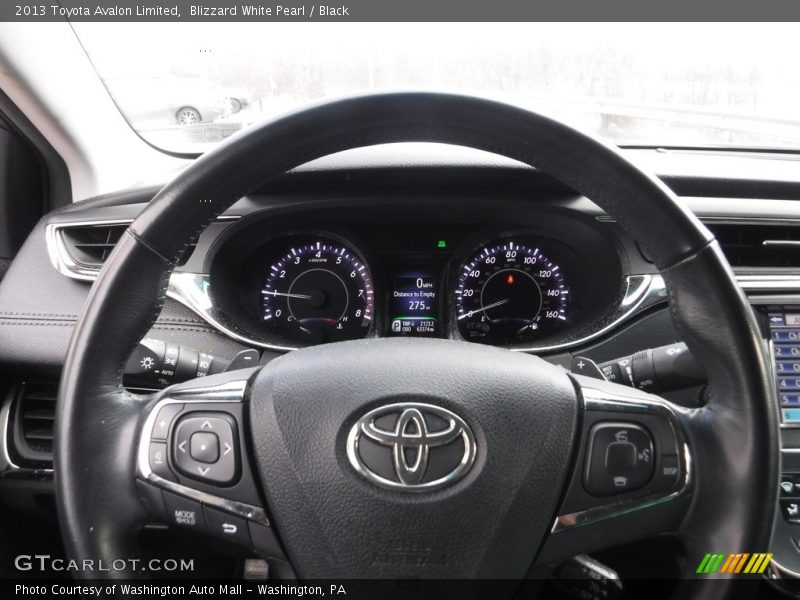 Blizzard White Pearl / Black 2013 Toyota Avalon Limited