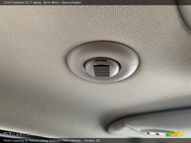 Birch White / Ebony/Pewter 2009 Hummer H3 T Alpha