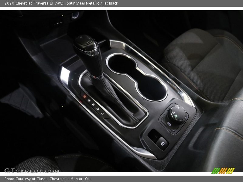 Satin Steel Metallic / Jet Black 2020 Chevrolet Traverse LT AWD
