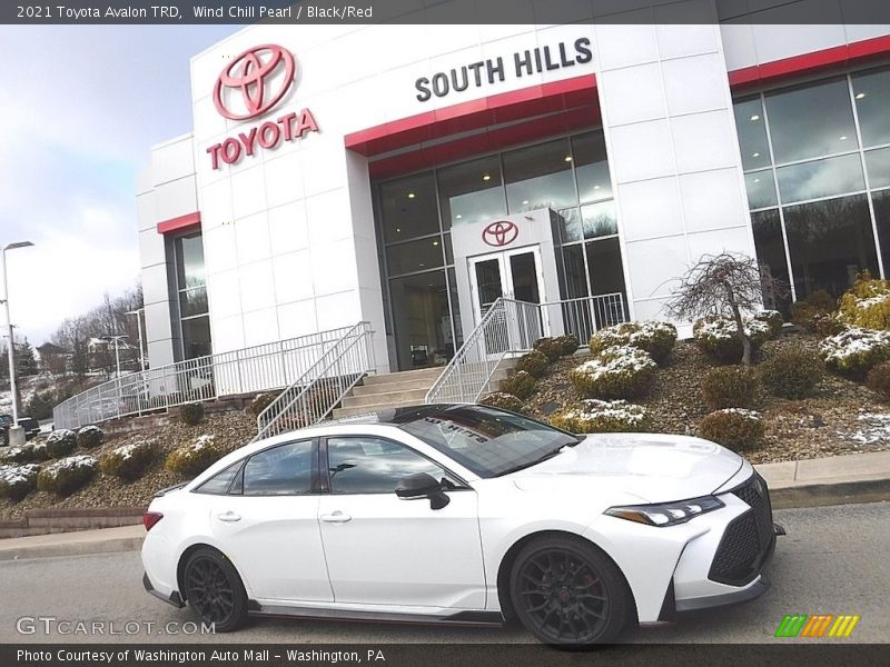 Wind Chill Pearl / Black/Red 2021 Toyota Avalon TRD