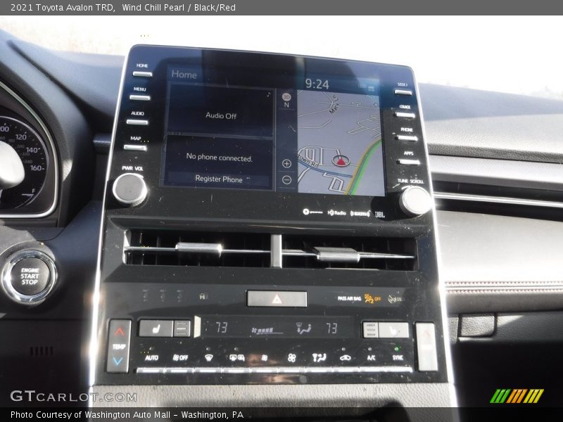 Wind Chill Pearl / Black/Red 2021 Toyota Avalon TRD
