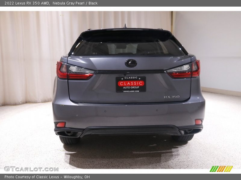 Nebula Gray Pearl / Black 2022 Lexus RX 350 AWD
