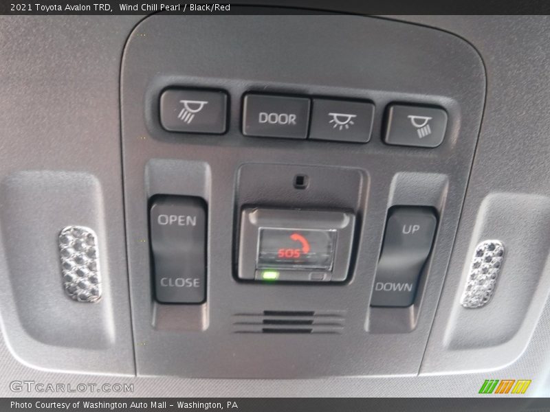 Wind Chill Pearl / Black/Red 2021 Toyota Avalon TRD