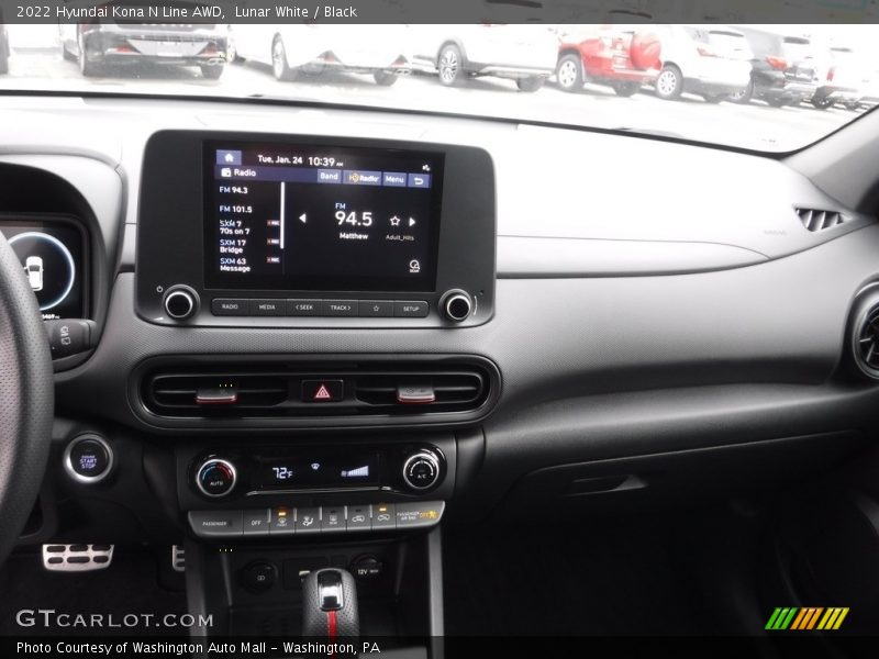 Lunar White / Black 2022 Hyundai Kona N Line AWD