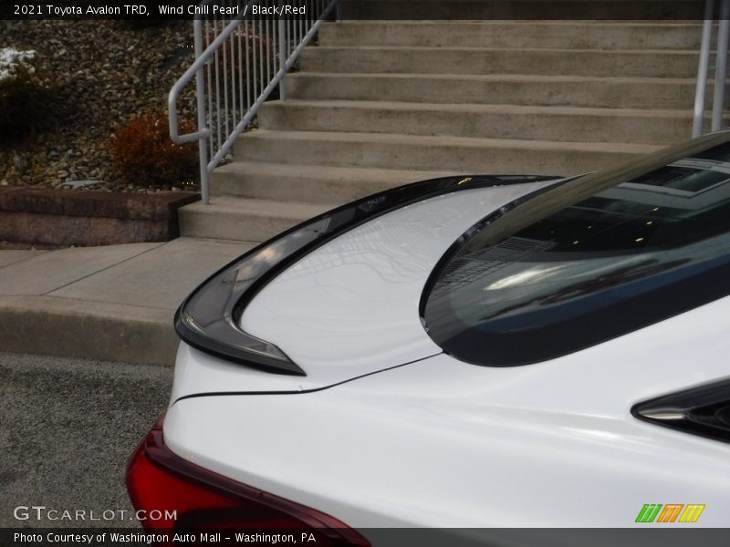 Wind Chill Pearl / Black/Red 2021 Toyota Avalon TRD