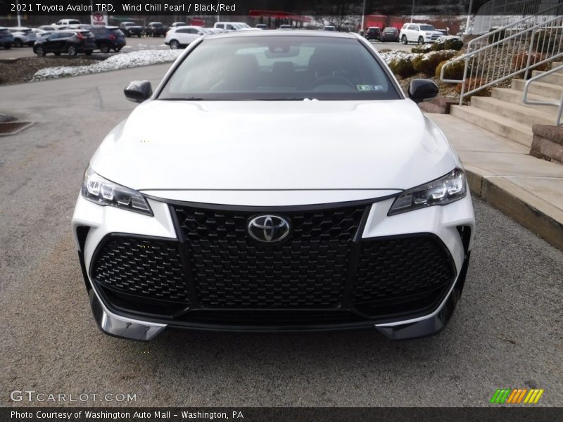 Wind Chill Pearl / Black/Red 2021 Toyota Avalon TRD