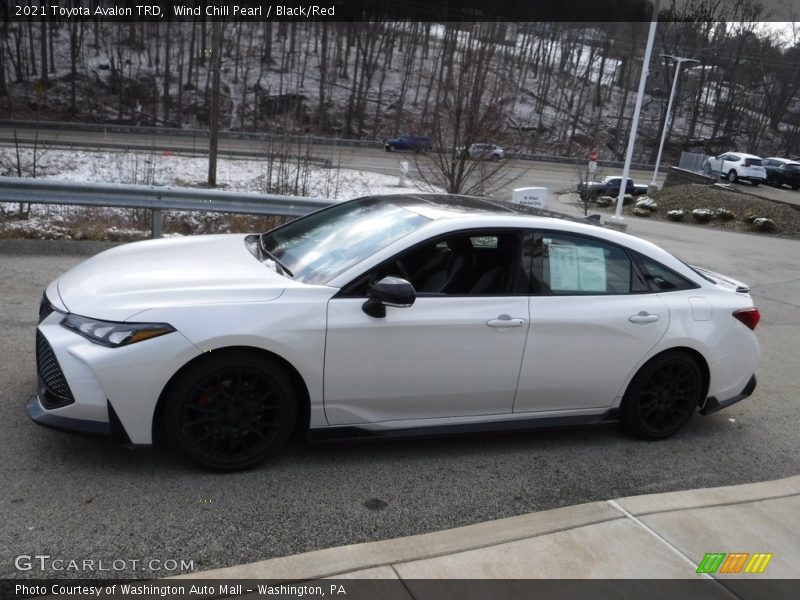 Wind Chill Pearl / Black/Red 2021 Toyota Avalon TRD