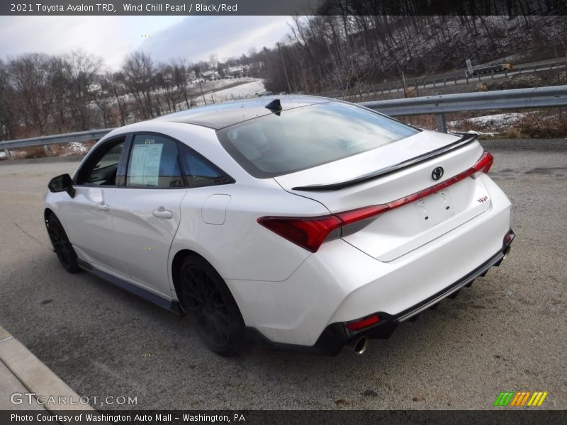 Wind Chill Pearl / Black/Red 2021 Toyota Avalon TRD