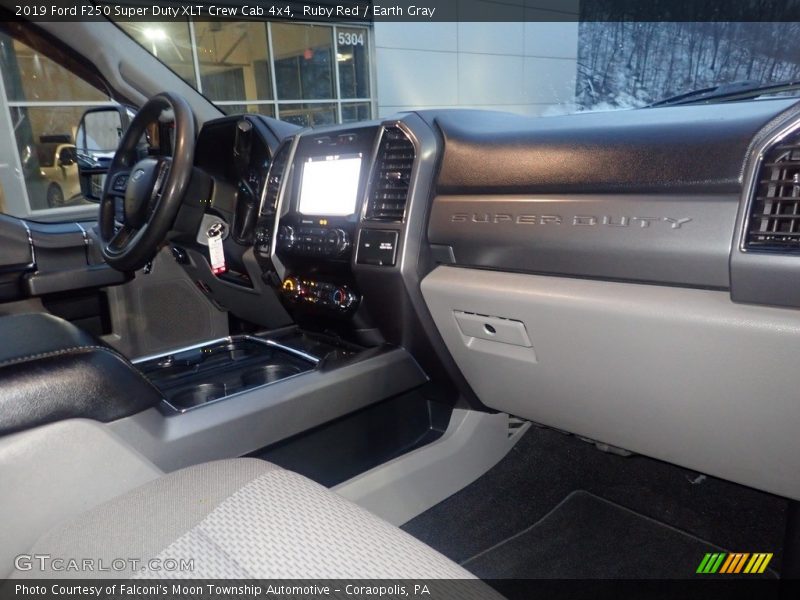Ruby Red / Earth Gray 2019 Ford F250 Super Duty XLT Crew Cab 4x4
