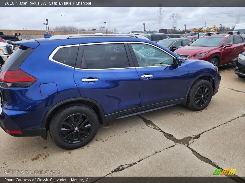 Caspian Blue / Charcoal 2018 Nissan Rogue SV