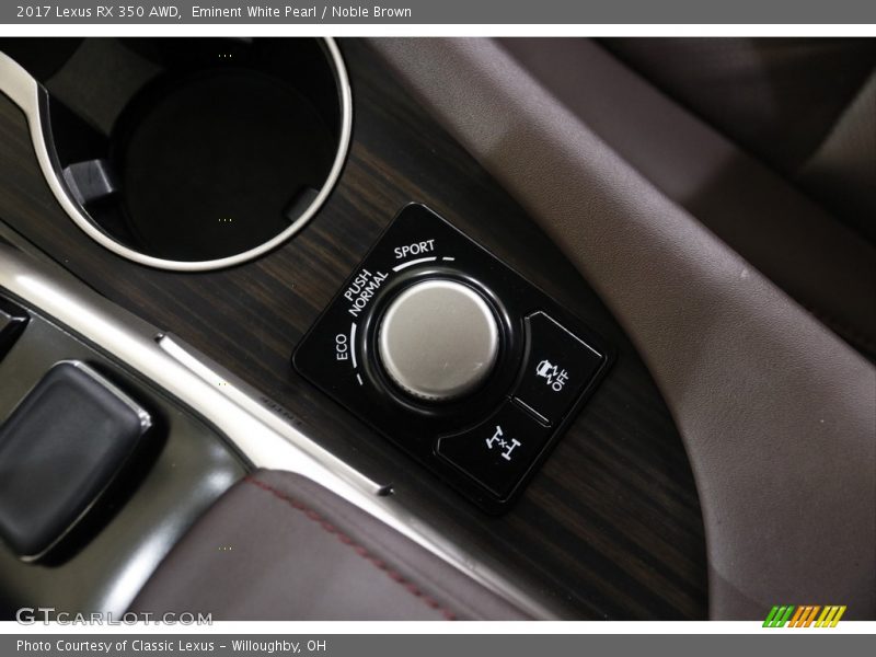 Eminent White Pearl / Noble Brown 2017 Lexus RX 350 AWD