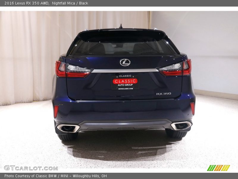 Nightfall Mica / Black 2016 Lexus RX 350 AWD