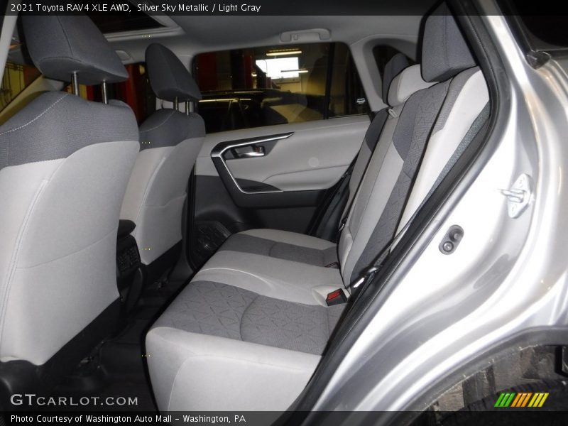 Rear Seat of 2021 RAV4 XLE AWD