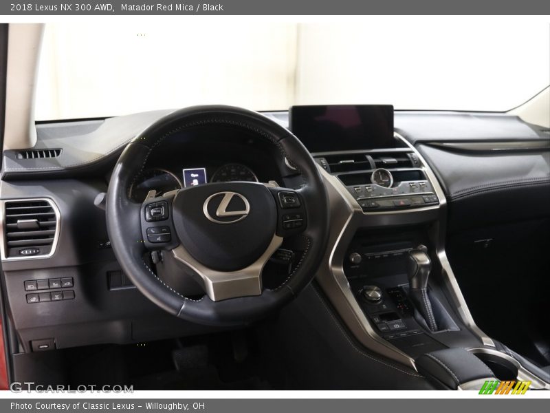 Matador Red Mica / Black 2018 Lexus NX 300 AWD