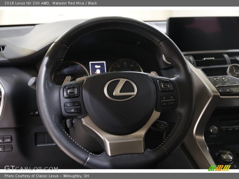 Matador Red Mica / Black 2018 Lexus NX 300 AWD