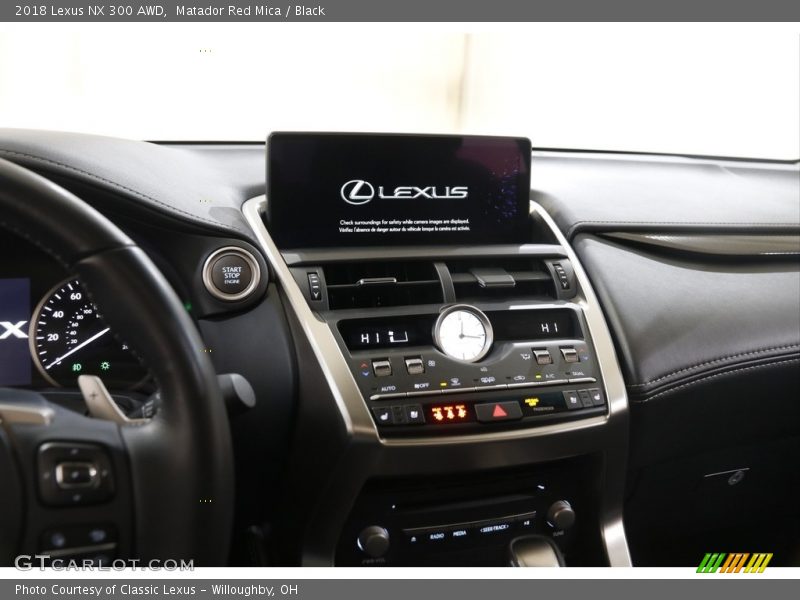 Matador Red Mica / Black 2018 Lexus NX 300 AWD