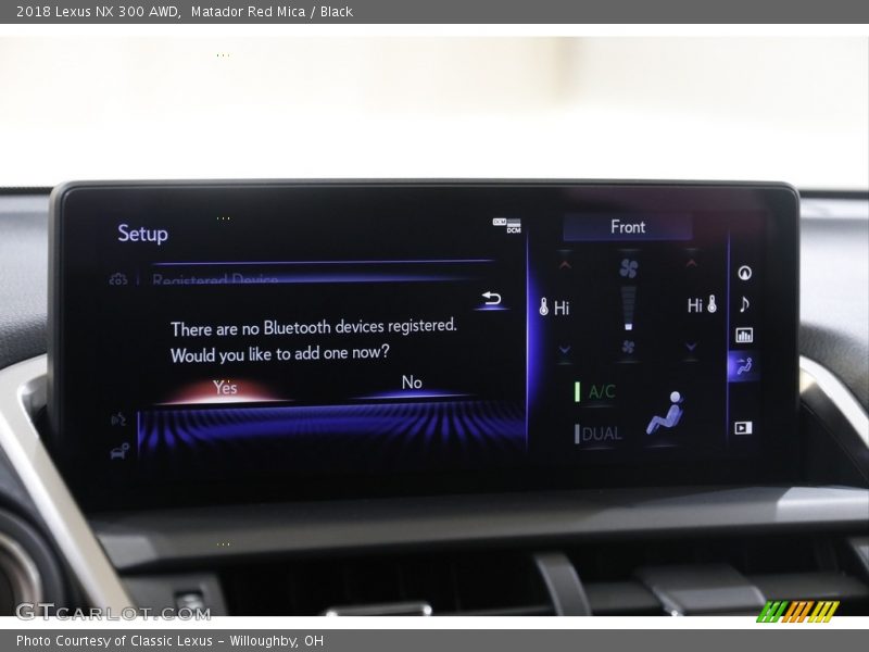 Matador Red Mica / Black 2018 Lexus NX 300 AWD