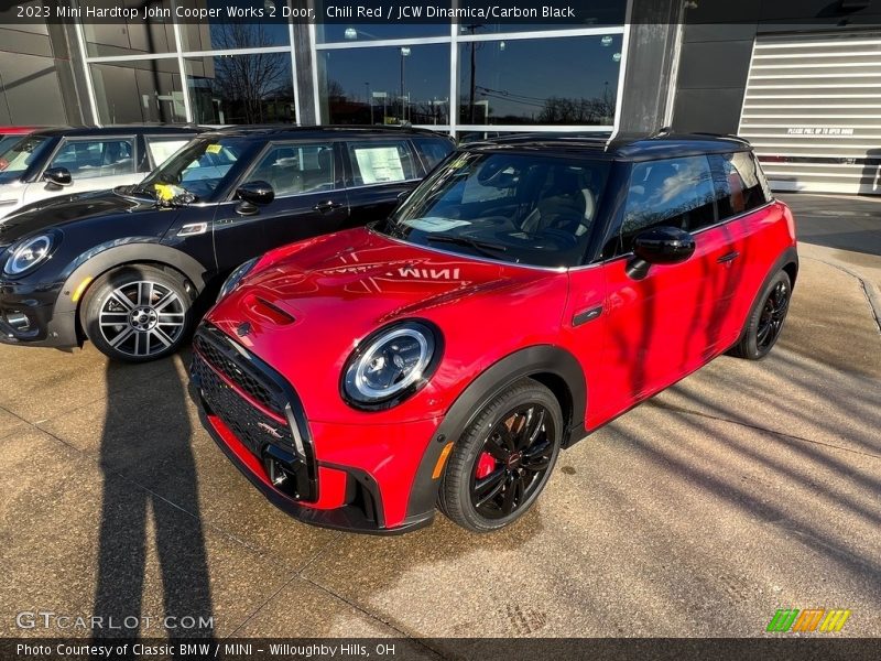 Chili Red / JCW Dinamica/Carbon Black 2023 Mini Hardtop John Cooper Works 2 Door