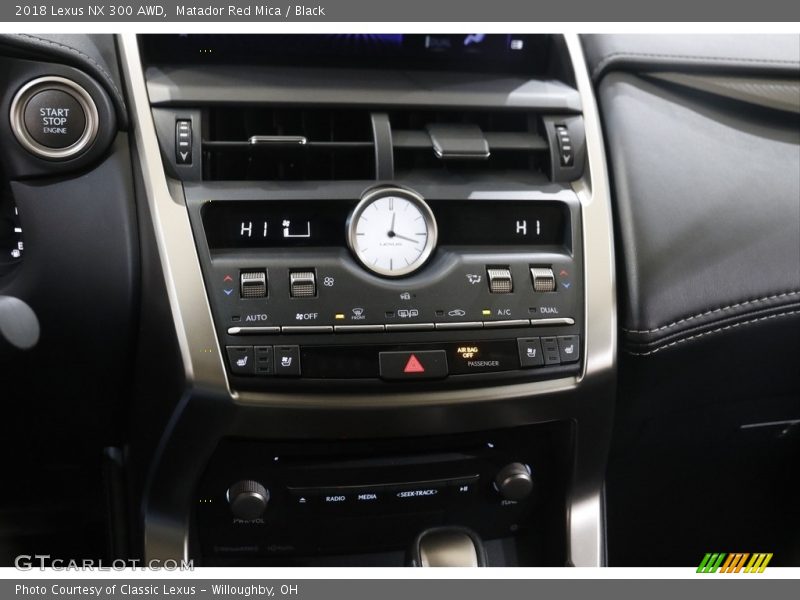 Matador Red Mica / Black 2018 Lexus NX 300 AWD