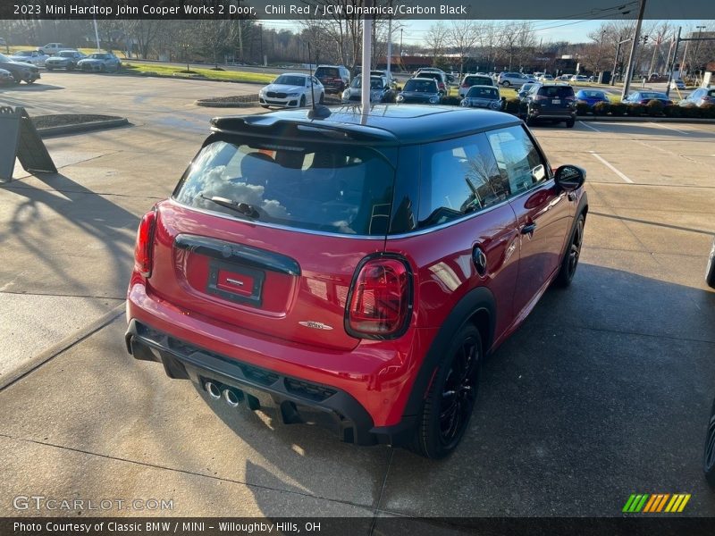 Chili Red / JCW Dinamica/Carbon Black 2023 Mini Hardtop John Cooper Works 2 Door