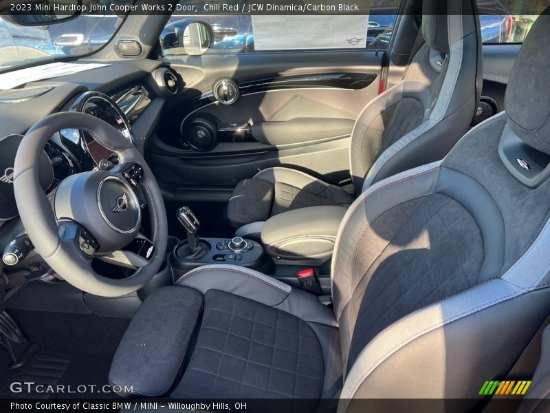 Chili Red / JCW Dinamica/Carbon Black 2023 Mini Hardtop John Cooper Works 2 Door