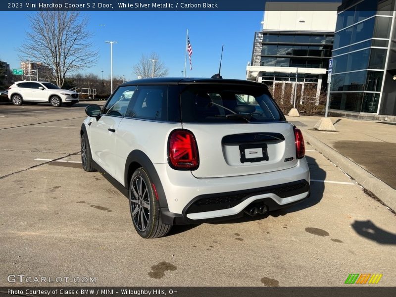 White Silver Metallic / Carbon Black 2023 Mini Hardtop Cooper S 2 Door