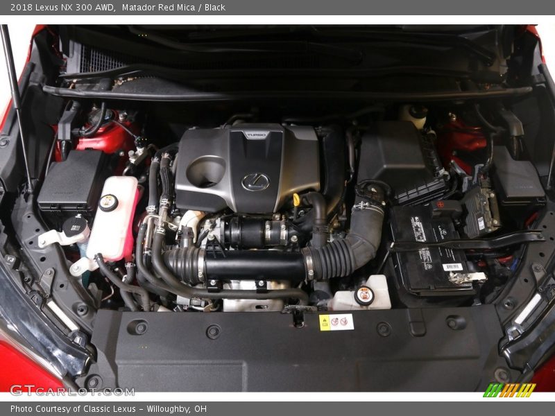 Matador Red Mica / Black 2018 Lexus NX 300 AWD