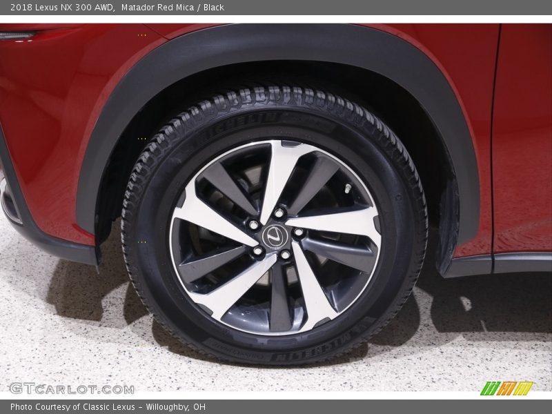 Matador Red Mica / Black 2018 Lexus NX 300 AWD