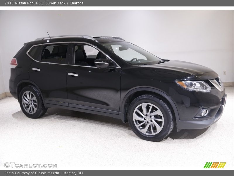 Super Black / Charcoal 2015 Nissan Rogue SL