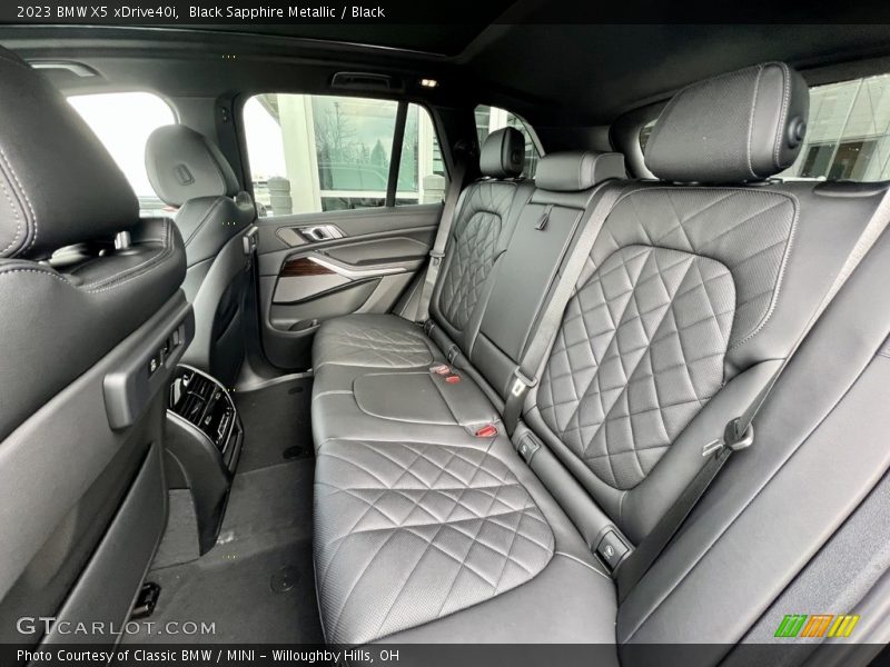 Black Sapphire Metallic / Black 2023 BMW X5 xDrive40i