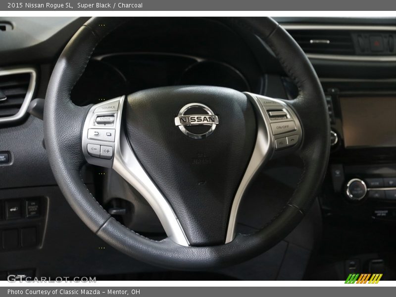 Super Black / Charcoal 2015 Nissan Rogue SL