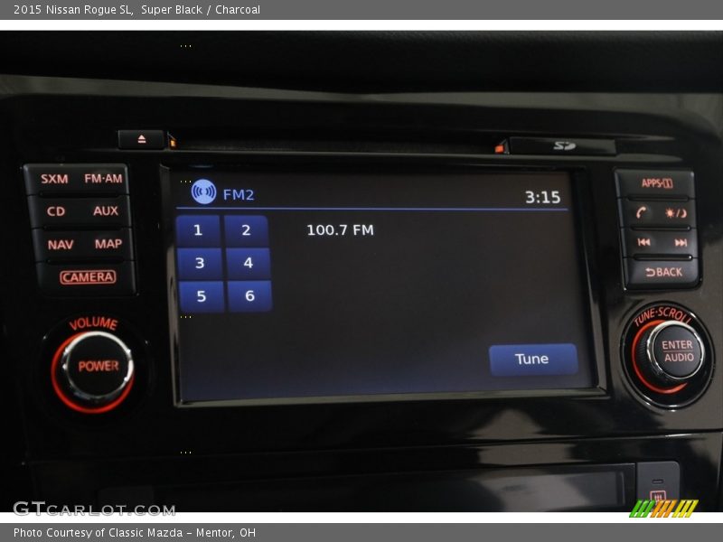 Super Black / Charcoal 2015 Nissan Rogue SL