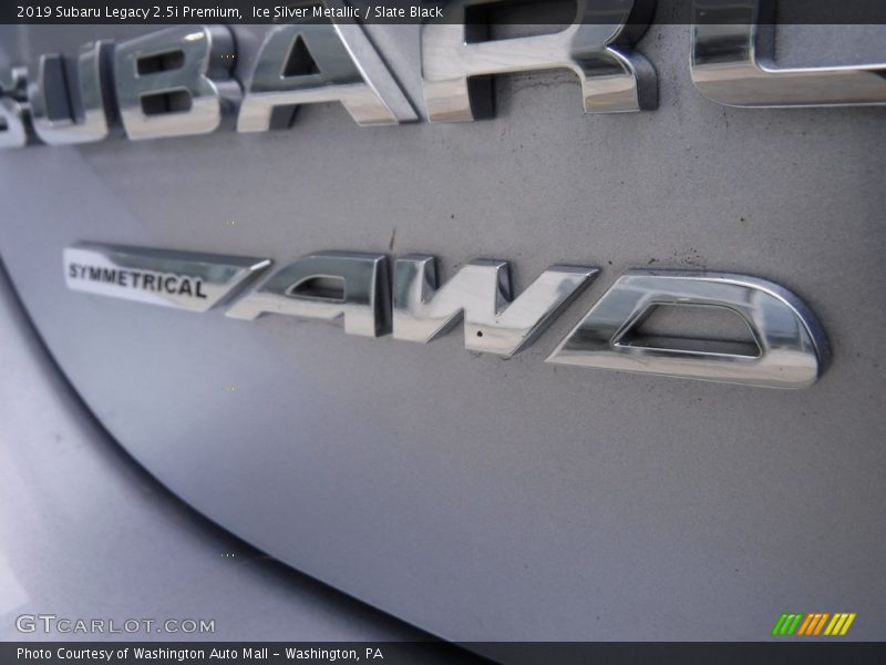 Ice Silver Metallic / Slate Black 2019 Subaru Legacy 2.5i Premium