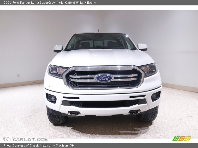 Oxford White / Ebony 2021 Ford Ranger Lariat SuperCrew 4x4